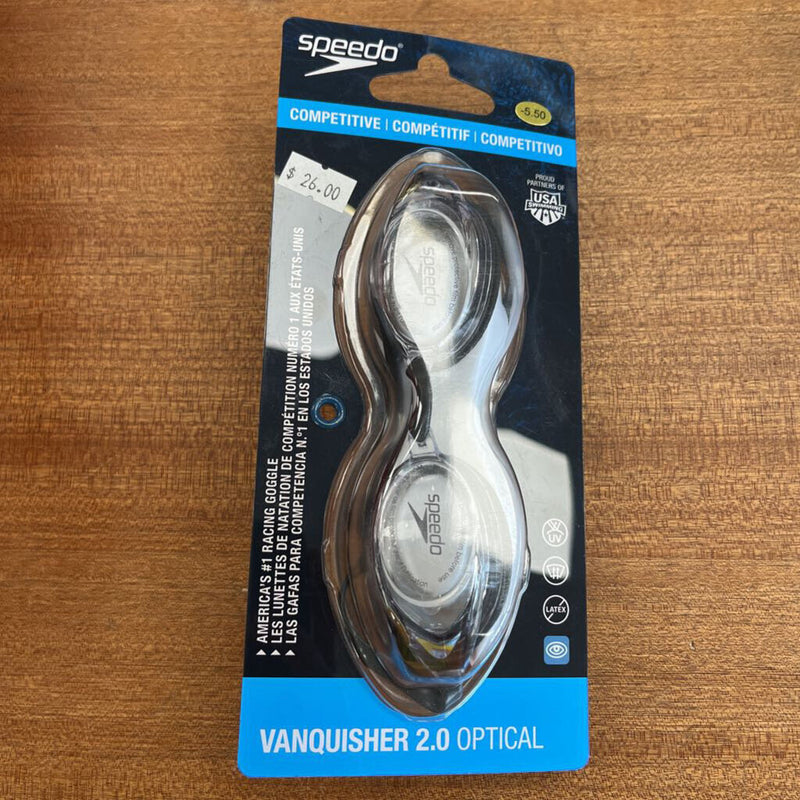 Speedo Vanquisher 2.0 Optical Goggles: clear-unisex-