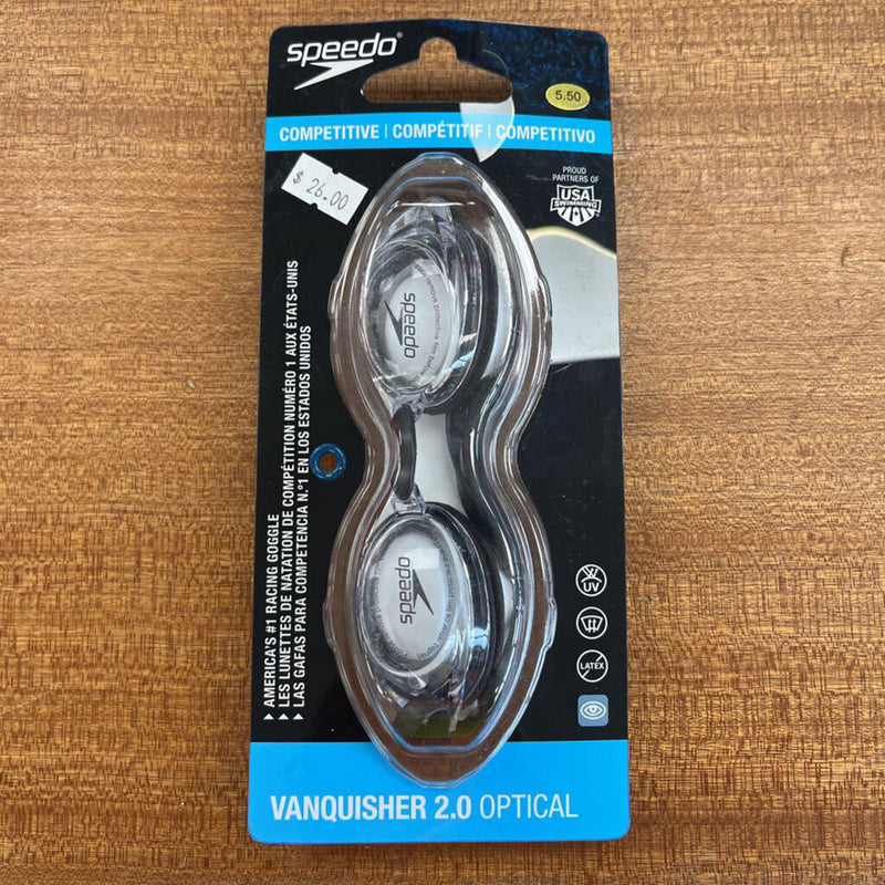 Speedo Vanquisher 2.0 Optical Goggles: clear-unisex-