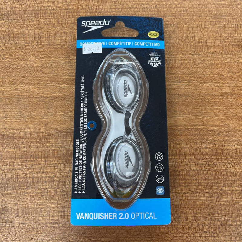 Speedo - Vanquisher 2.0 Optical Goggles (-6.00): Clear--
