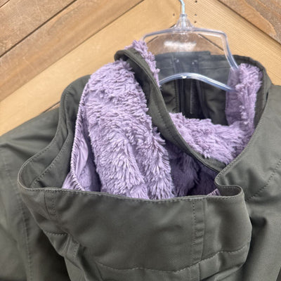 The North Face- Youth Mossbud Winter Insulated Parka- MSRP $ 229: Green -children-XLY