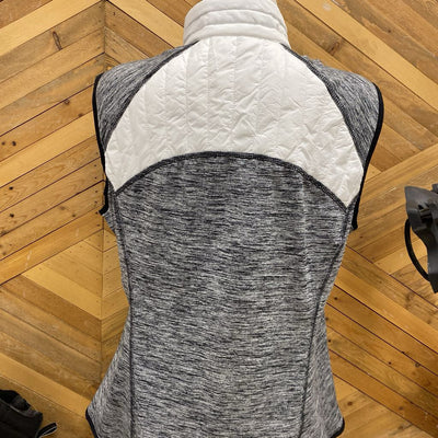 Eddie Bauer- Woman's Hybrid Vest- MSRP $ 108: White Grey -women-XL