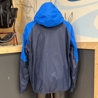 Columbia - Men's Packable Omni-Tech Rain Jacket - MSRP $120: Blue-men-XL