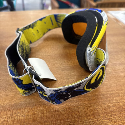Dragon - Lil D Kids Ski Goggles - MSRP $80: Grey/Blue/Yellow-children-Youth