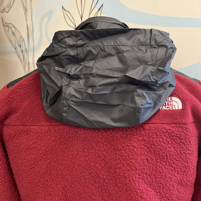 The North Face - Teen Boys' Snap Button Fleece Jacket - MSRP $119: Red/Grey-children-2XL Y