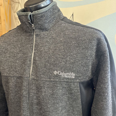 Columbia - Men's Omni Heat Ful Zip Max Jacket - MSRP $110: Black-men-LG