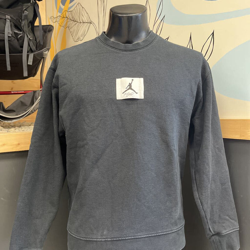 Nike - Unisex Jordan Flight Sweatshirt - MSRP $90: Black -men-SM
