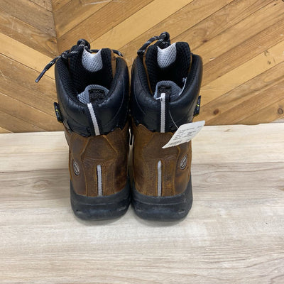 Oliver - Women's Hiking Work Stea Toel Boots - MSRP compared $290: Brown/Black-women-6.5