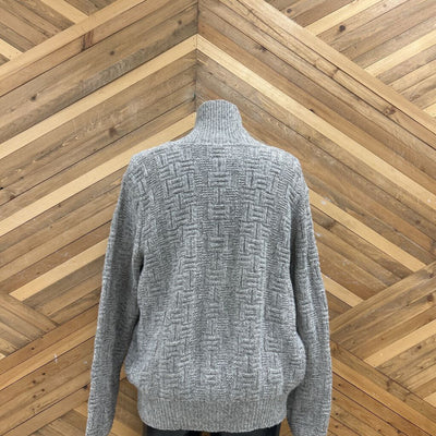 Caldwell - Knit Wool Sweater - MSRP comapred $300: Grey-unisex-LG
