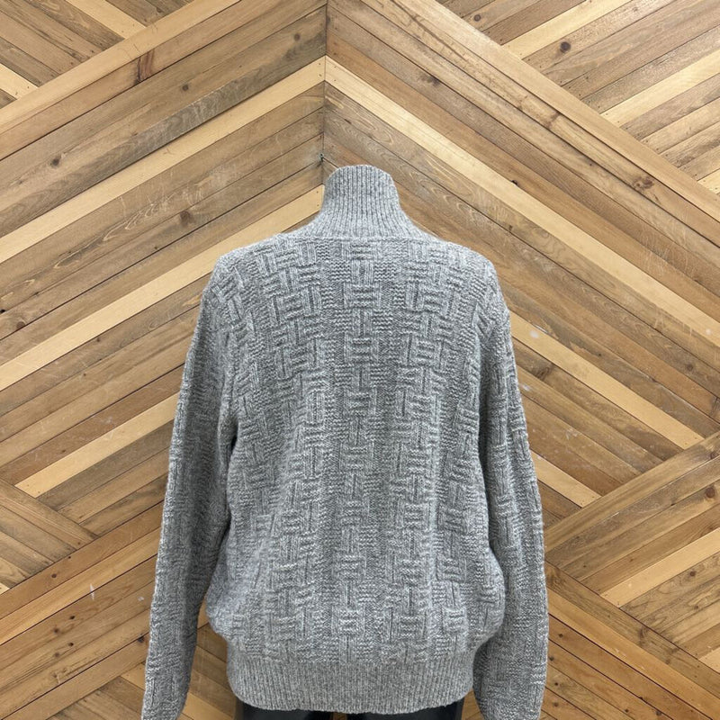 Caldwell - Knit Wool Sweater - MSRP comapred $300: Grey-unisex-LG