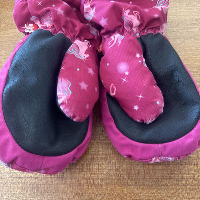 KOMBI - Toddler Unicorn Mittens: pink-children-sm