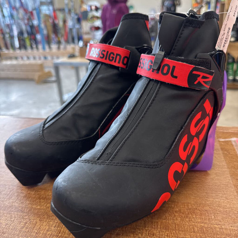 Rossignol - Comp J Cross Country Ski Boots- MSRP $160 : black/red-children-36