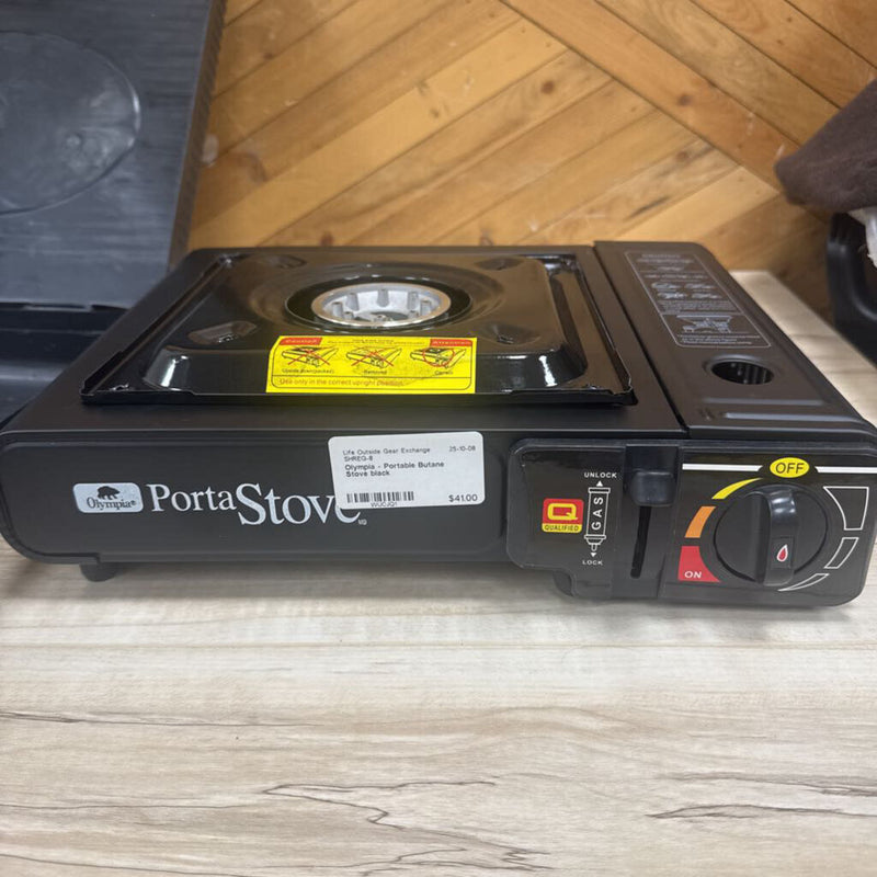 Olympia - Portable Butane Stove: black-unisex-