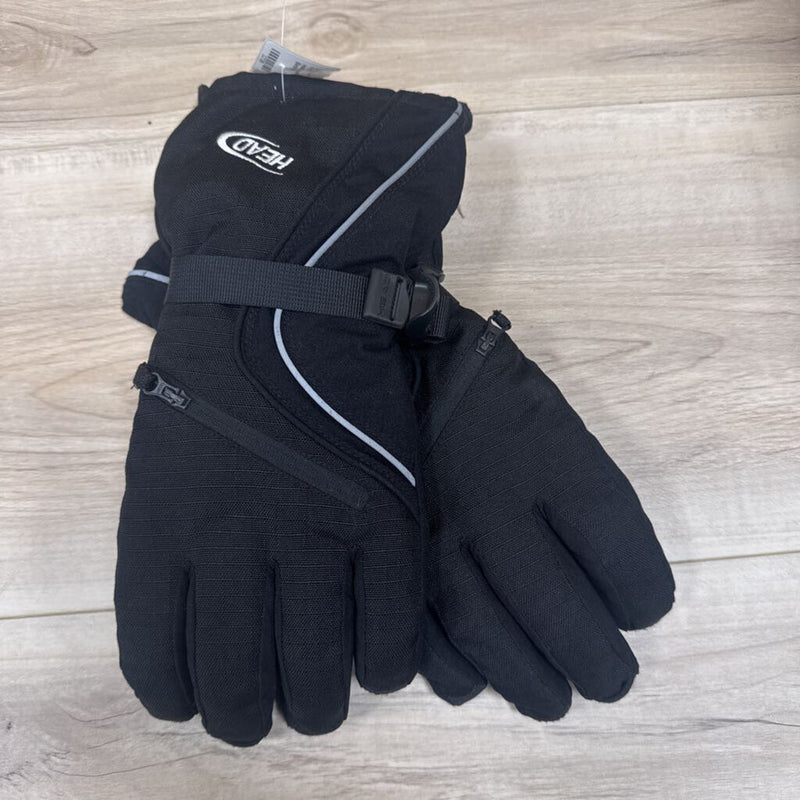 Head - Adult Insulated Gloves: Black-unisex-MD