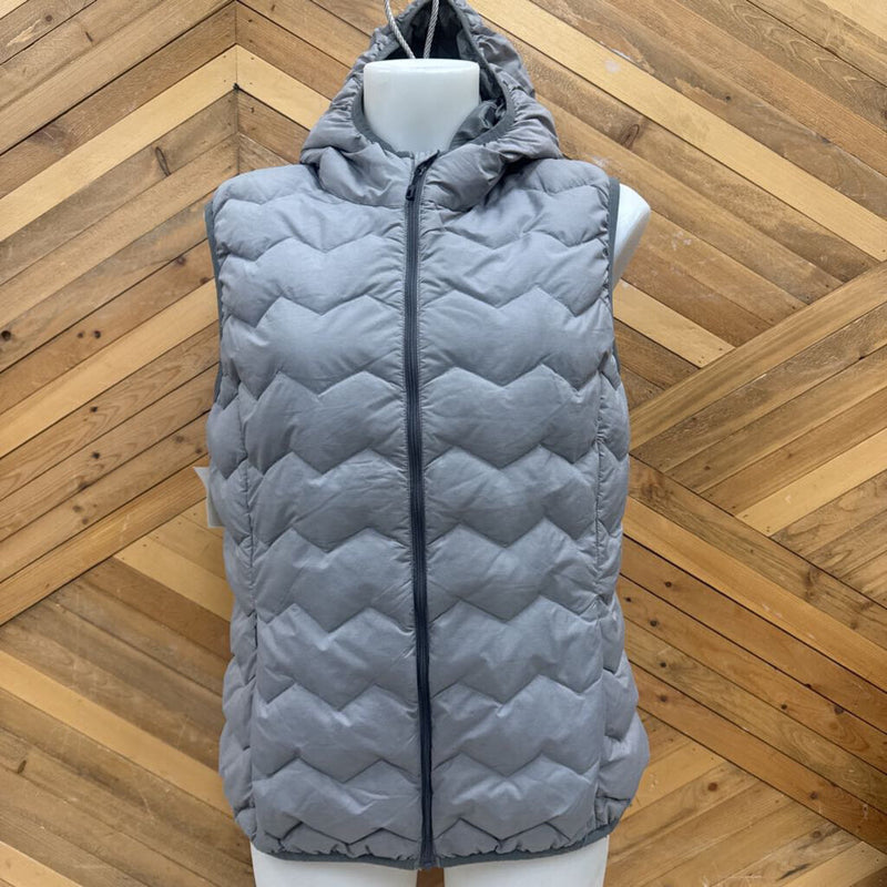 i.FIVE Ultra Light Down Jacket: gray-unisex-XL