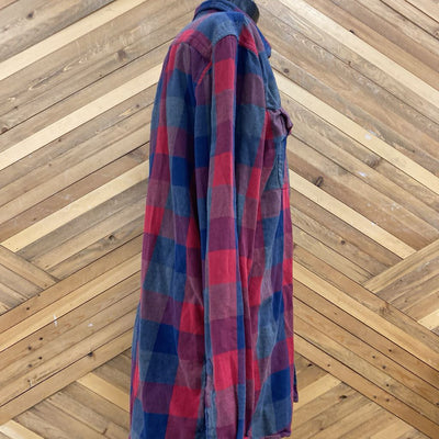 Sonoma - Men's Flannel : Red/Blue/Grey-men-XL
