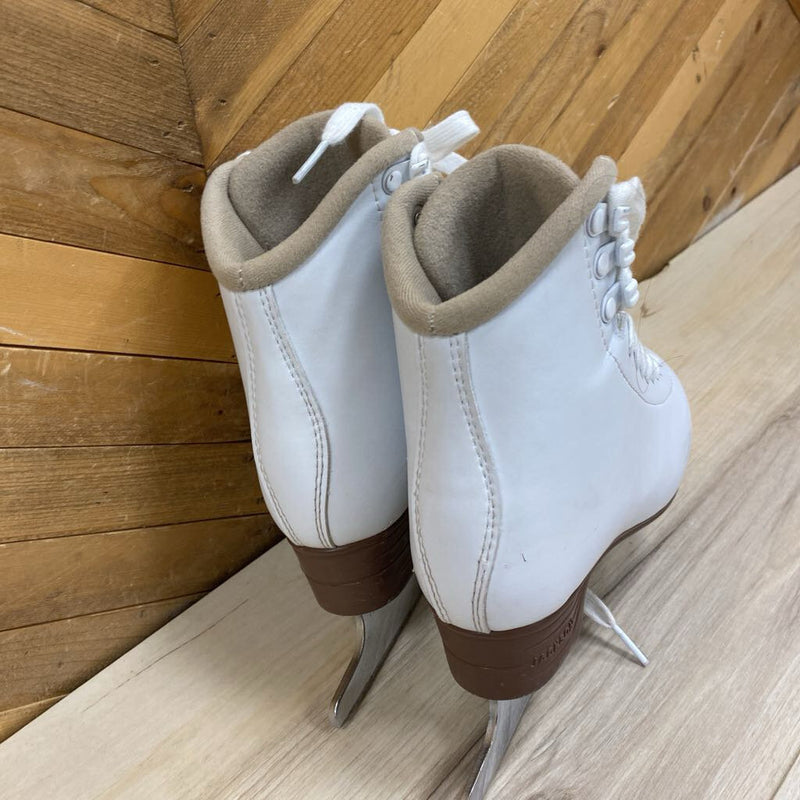 Jackson - Mystique Kids Ice Skates- MSRP $229 : White-women-12-13