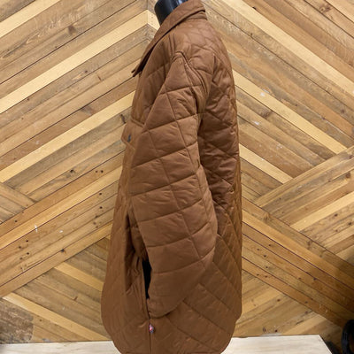 Tough Duck- Men's Primaloft Quilted Jacket- MSRP $80: brown-men-XXL