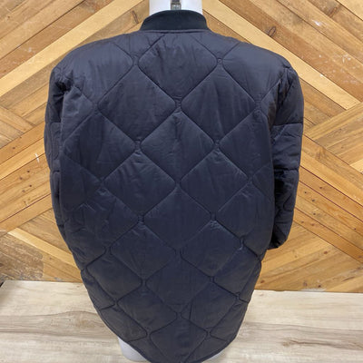 Tough Duck Men's Quilted Jacket: black-men-LG
