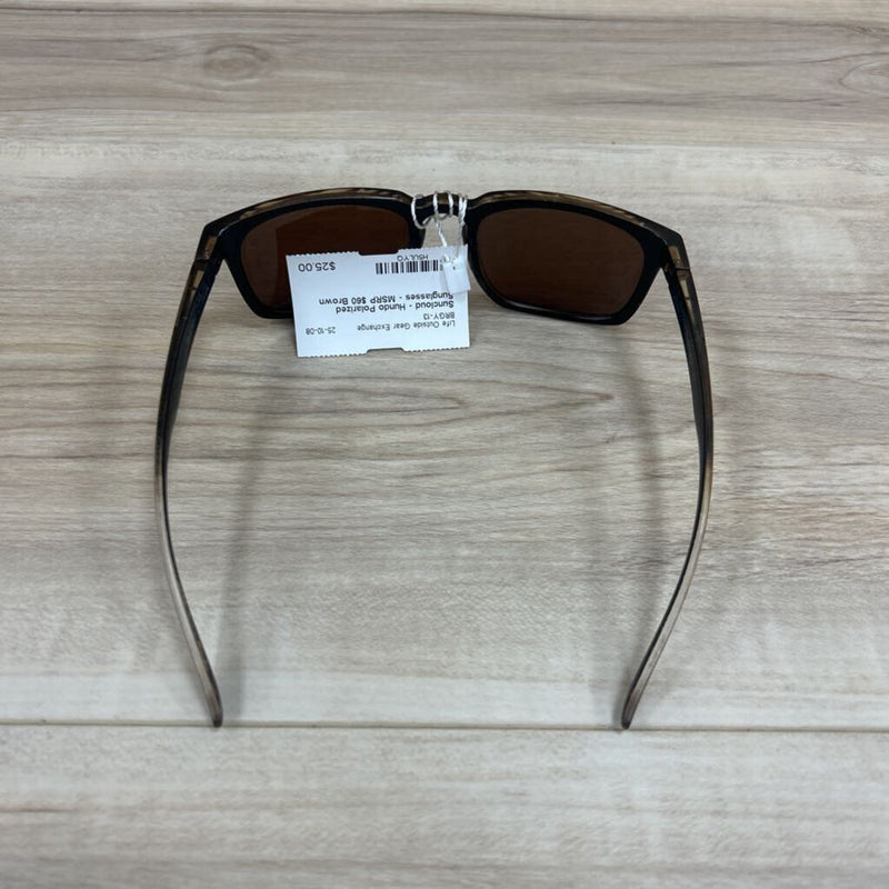 Suncloud - Hundo Polarized Sunglasses - MSRP $60: Brown-unisex-