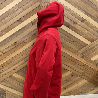 Clique- Woman's Red Jacket Hooded Soft Shell- MSRP $120: red-women-MD