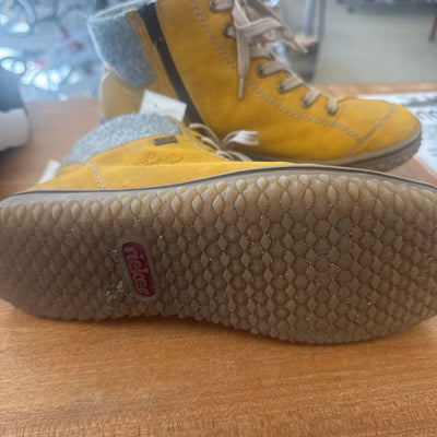 Rieker - Women's Boots - MSRP $160: Yellow/Grey/Brown-women-41