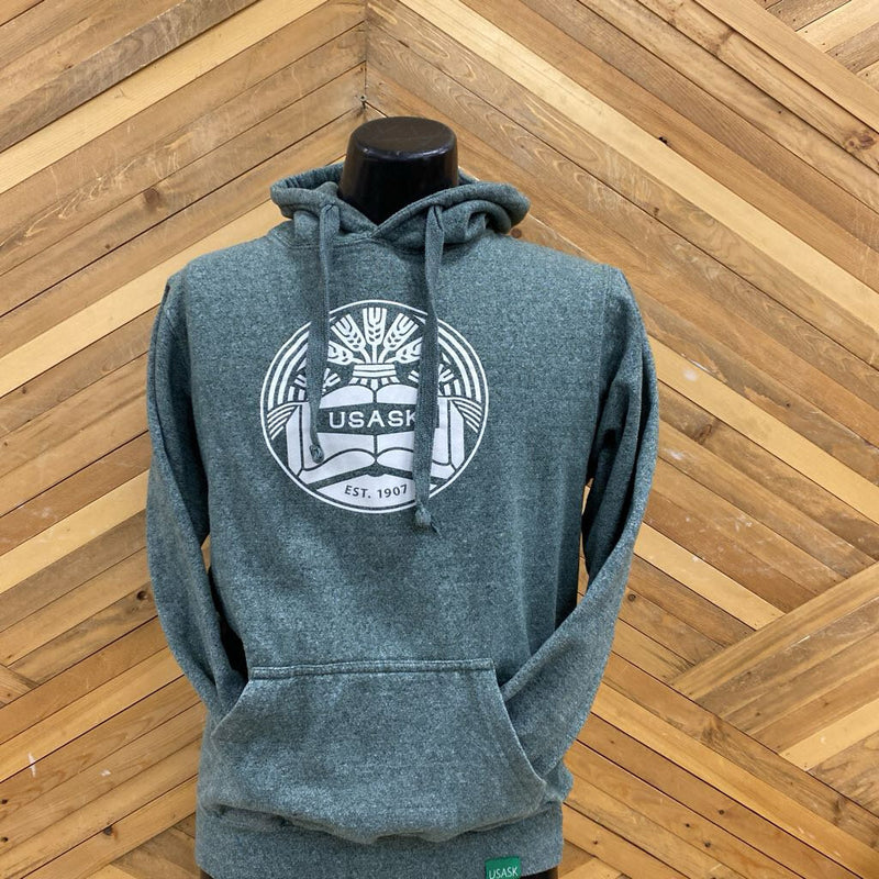 USask - Hoodie: Heather Green-unisex-SM