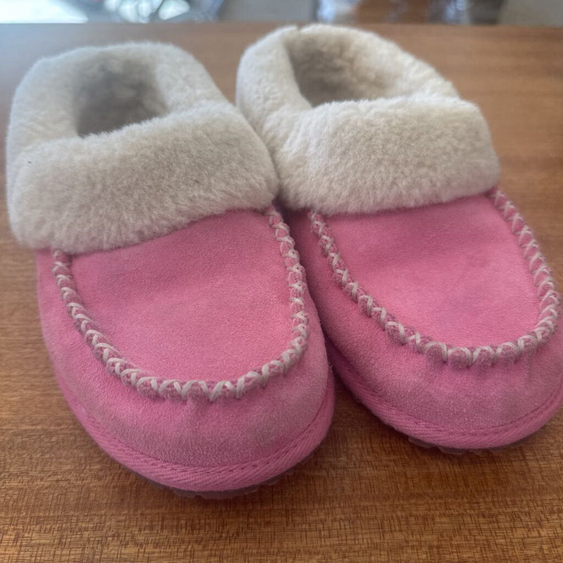 Manitobah Mukluks - Kids Cabin Clogs - MSRP comp $65: Pink/White-children-1Y
