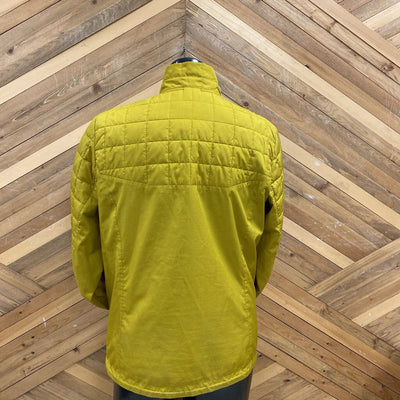 WindRiver - Men's Lightly Insulated Windbreaker Jacket: Yellow-men-MD