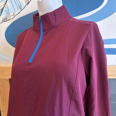 North End - Women's Lightweight Jacket: Burgundy-women-MD