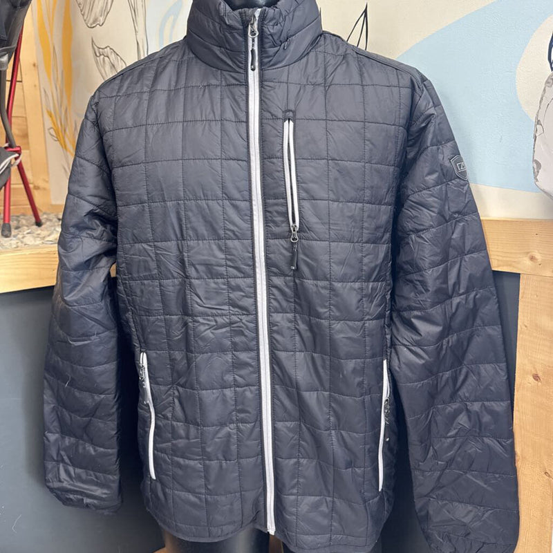 Cutter & Buck- Men Quilted Jacket- MSRP $145: Black-men-LG