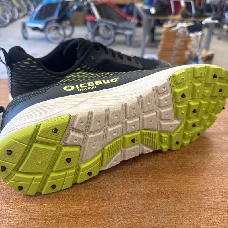 Icebug- Newrun M BUGrip Running Shoes- MSRP $200: Black/Poison-men-14
