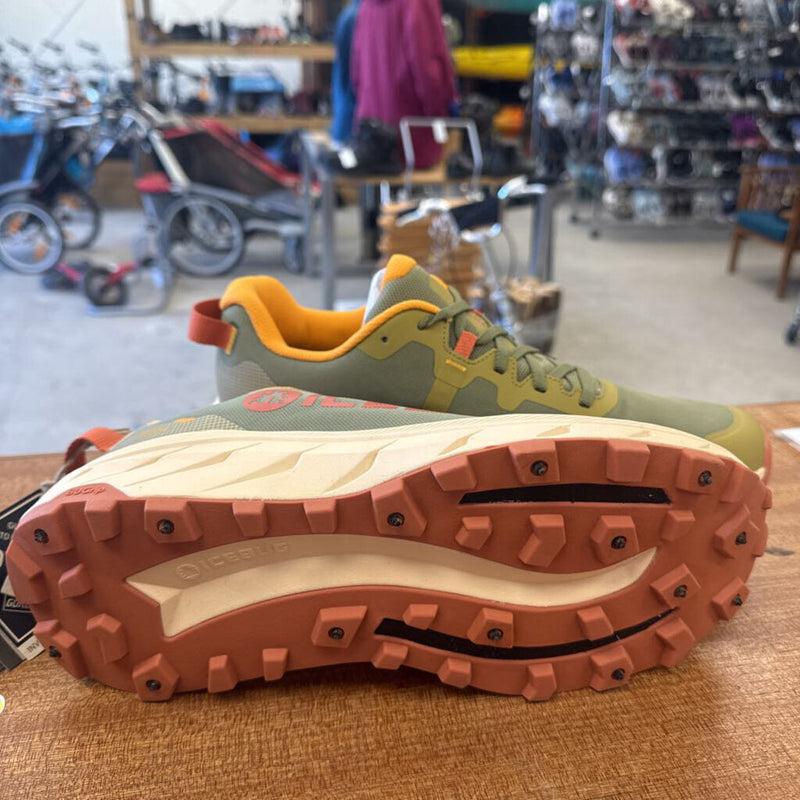 Icebug - Arcus 2 M BUGGrip GTX Running Shoes- MSRP $230: Olive/Terracotta-men-10.5