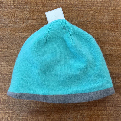 The North Face- Baby Wander Beanie: gray and turquoise-unisex-