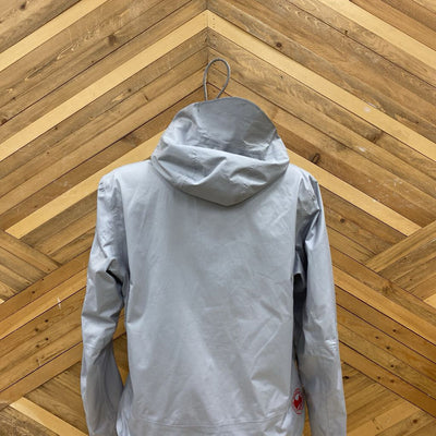 WindRiver - Women's Rain Jacket - MSRP comp $140: Grey/Red-women-MD