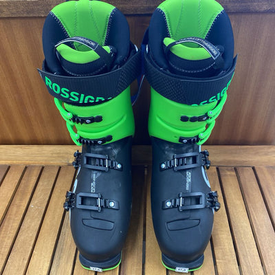 Rossignol - Allspeed 100 Downhill Ski Boots - MSRP $500: Black/Green-men-27.5