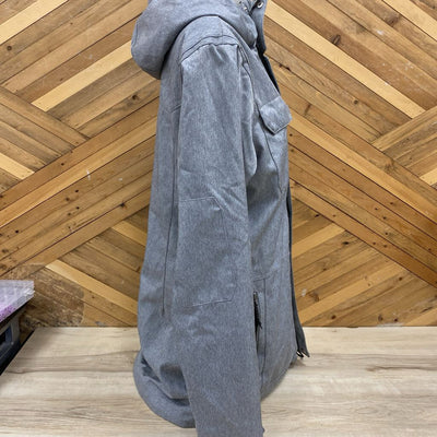 Volcom- Women's Ski Jacket- MSRP compared $260 : gray-women-LG