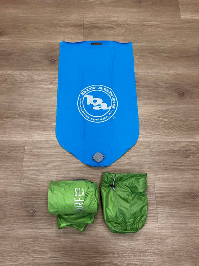 Big Agnes - Q-Core SLX Insulated Sleeping Pad - MSRP $210: Green-unisex-20" x 78"