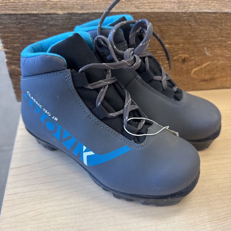Decathalon - INOVIK Classic 130 Jr Cross-Country Ski Boots NNN- MSRP $90: gray-children-31