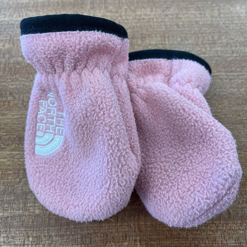The North Face - Infant Fleece Mittens - MSRP comp $35: Pink/Black-infant-