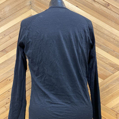 icebreaker - Men's Bodyfit Merino 150 L/S Baselayer Top - MSRP $115: Black-men-XL