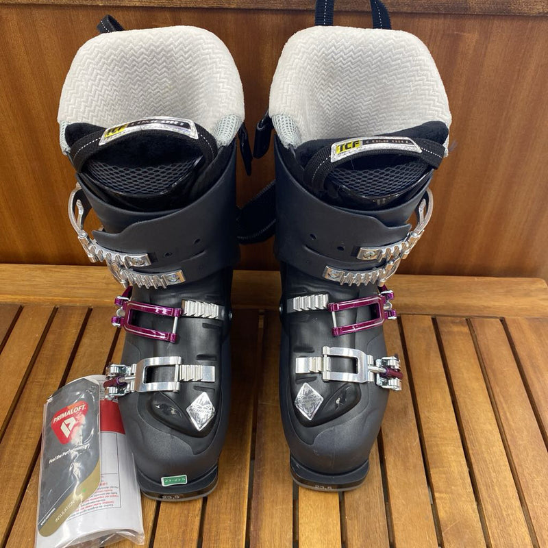 Nordica Hell & Back H1 W Ski Boots: Anthracite/Purple-women-23.5