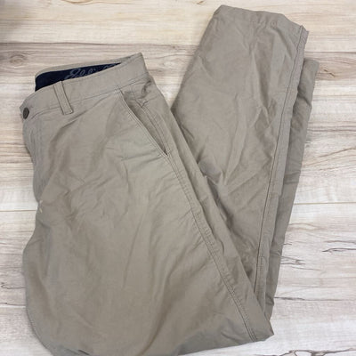 Eddie Bauer - Men's Fleece-Lined Pants - MSRP $122: Beige-men-32x32