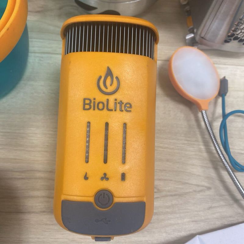 BioLite- CampStove Electricity Generating Wood Camp Stove- MSRP $199: silver, teal, orange-unisex-