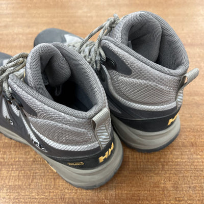 Helly Hansen - Women's Cascade Waterproof Mid Cut Hiking Boots - MSRP $190: Grey/Beige/Yellow-women-W7.5