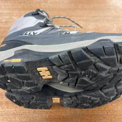 Helly Hansen - Women's Cascade Waterproof Mid Cut Hiking Boots - MSRP $190: Grey/Beige/Yellow-women-W7.5