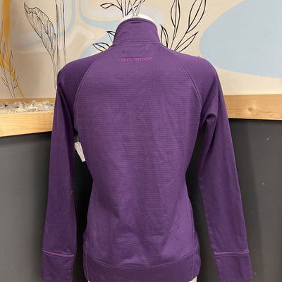 Under Armour - Women's Grid Fleece-Lined 1/4 Zip Top - MSRP comp $80: Violet/Purple-women-MD
