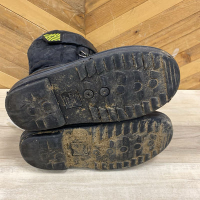 Cougar- Shane Youth Winter Boots- MSRP $85: Black/Yellow-children-3Y