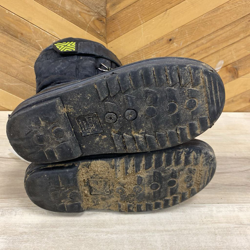 Cougar- Shane Youth Winter Boots- MSRP $85: Black/Yellow-children-3Y