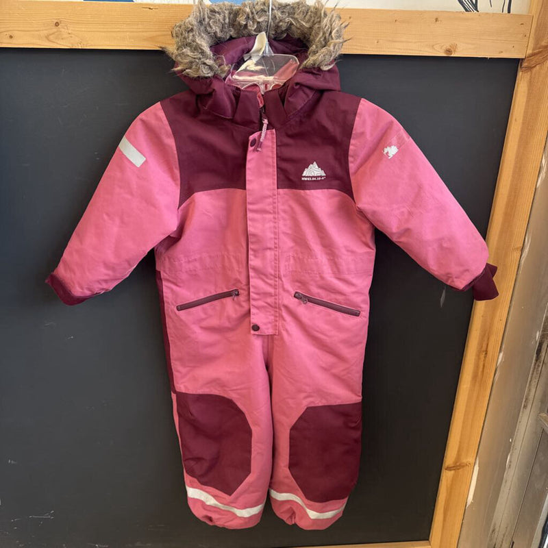 H&M - Waterproof Winter Snowsuit for Kids- MSRP $110 : Pink-children-3/4T