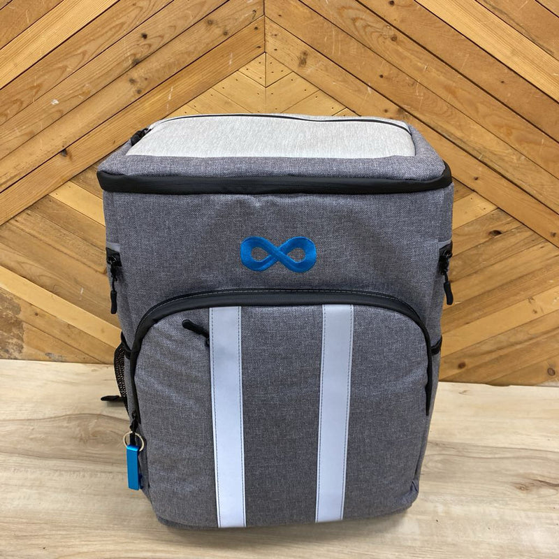 Everlasting Comfort - Insulated Cooler Backpack - MSRP $40: Grey/Black/Blue--34L